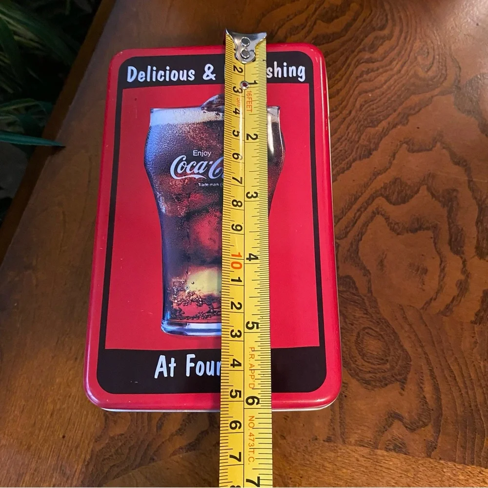 Coco Cola Small Tin Storage Can